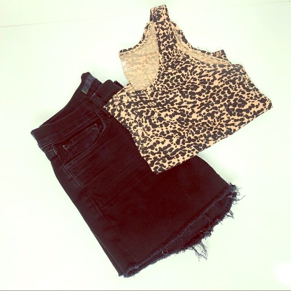 J Brand Black Jean Cutoff Shorts Sz 27